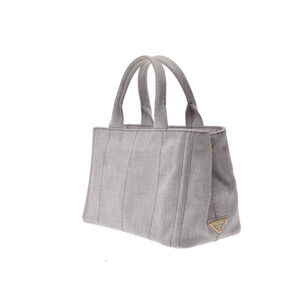 Prada White Bag Canapa Tote Denim